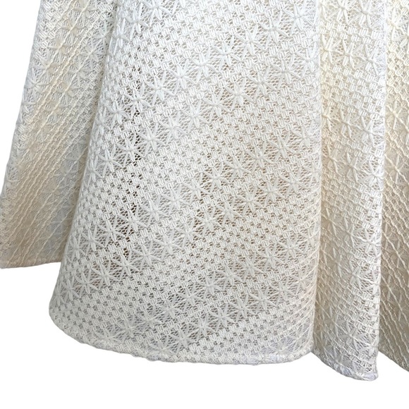 Maje Paris Guipure Crochet Lace Dress - Reinette Fit-and-Flare Dress - Picture 11 of 16